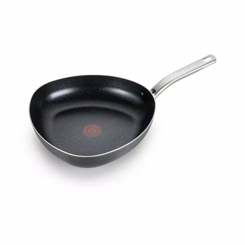 T-fal HeatMaster 4 Qt. Aluminum Nonstick Saute Pan, Gray