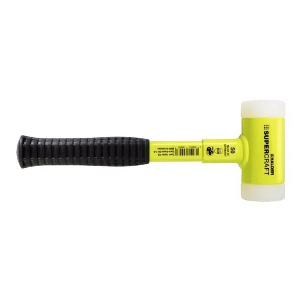 Supercraft Halder Supercraft 3.75 lb. Dead-Blow Hammer with Steel Handle and Replaceable Nylon Face Inserts