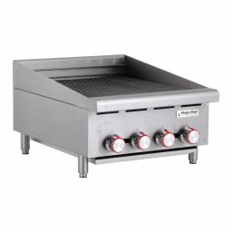 Magic Chef 24 in. Commercial Countertop Radiant Char Broiler, Stainless Steel thumbnail 3