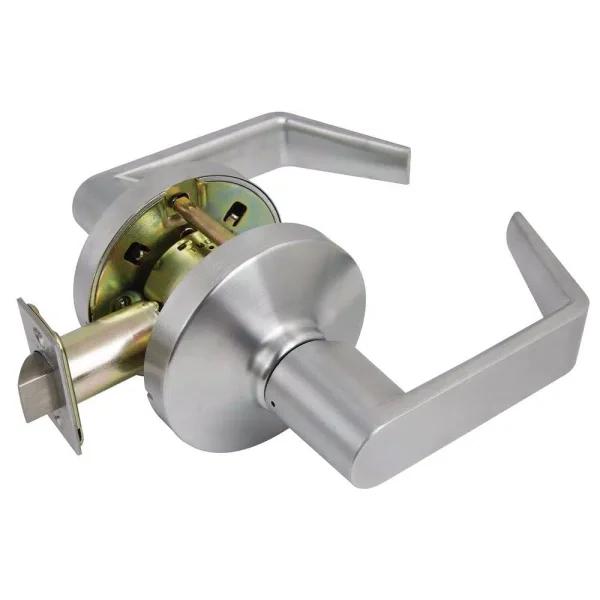 US Lock 3000 GR1 Passage Lever Hall/Closet Door Handle, 2-3/4 in. Backset, US26D Dull Chrome