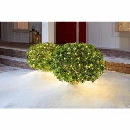 Home Accents Holiday 4 ft. x 6 ft. 150 LED Warm White Mini Net Lights, Constant On thumbnail 2