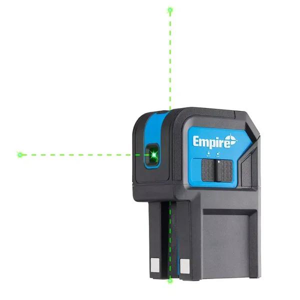 Empire eLG3D Green Self-Leveling 3-Point Laser Level, 125 ft. Range