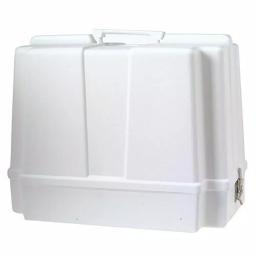 Brother 5300 Universal Hard Shell Carrying Case for Free Arm Sewing Machines and Sergers, White thumbnail 2