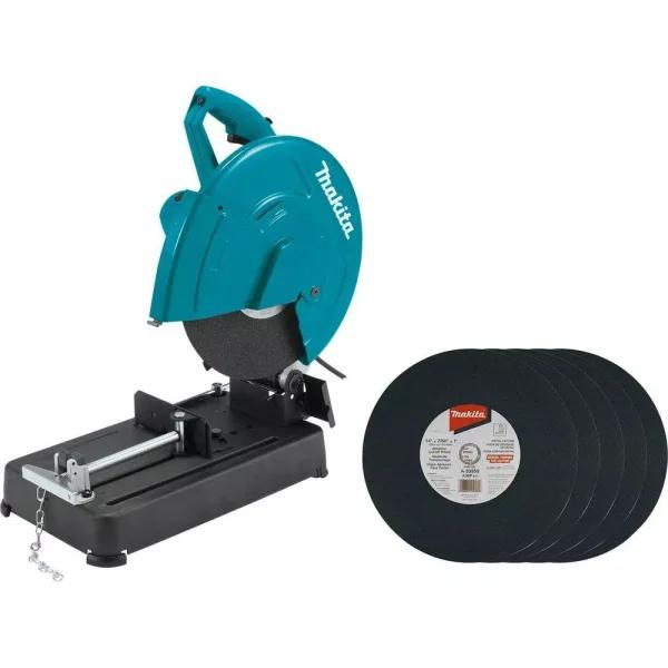 Makita 14 in. Cut-Off Saw LW1401X, 15 Amp Corded Metal Cutting Chop Saw