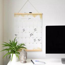 WallPops Gold Dust Dry Erase Tapestry Memo Board - Glam Metallic Wall Hanging thumbnail 2