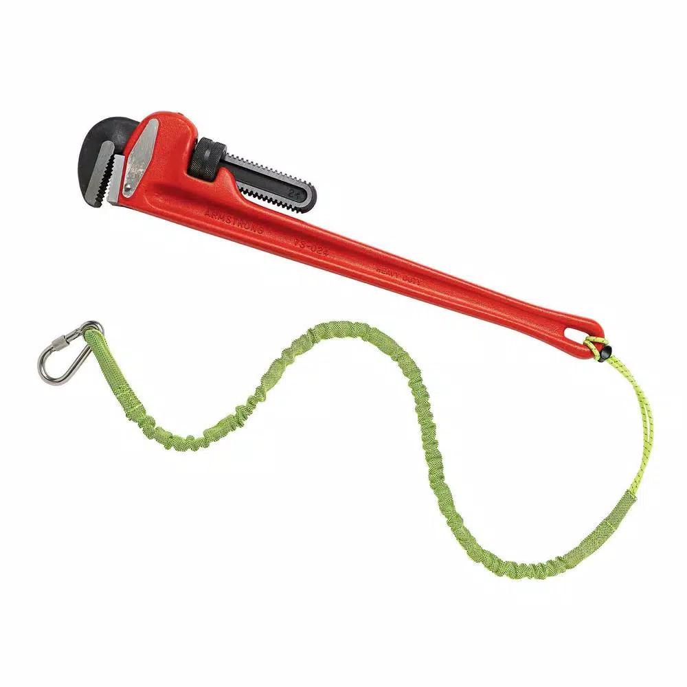 Ergodyne Squids 3101 Tool Lanyard with Stainless Steel Carabiner, Lime, 15 lb. Capacity