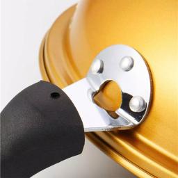 Tayama Non-Stick Ceramic Golden Wok, 32 cm Multi-Functional Cookware thumbnail 2