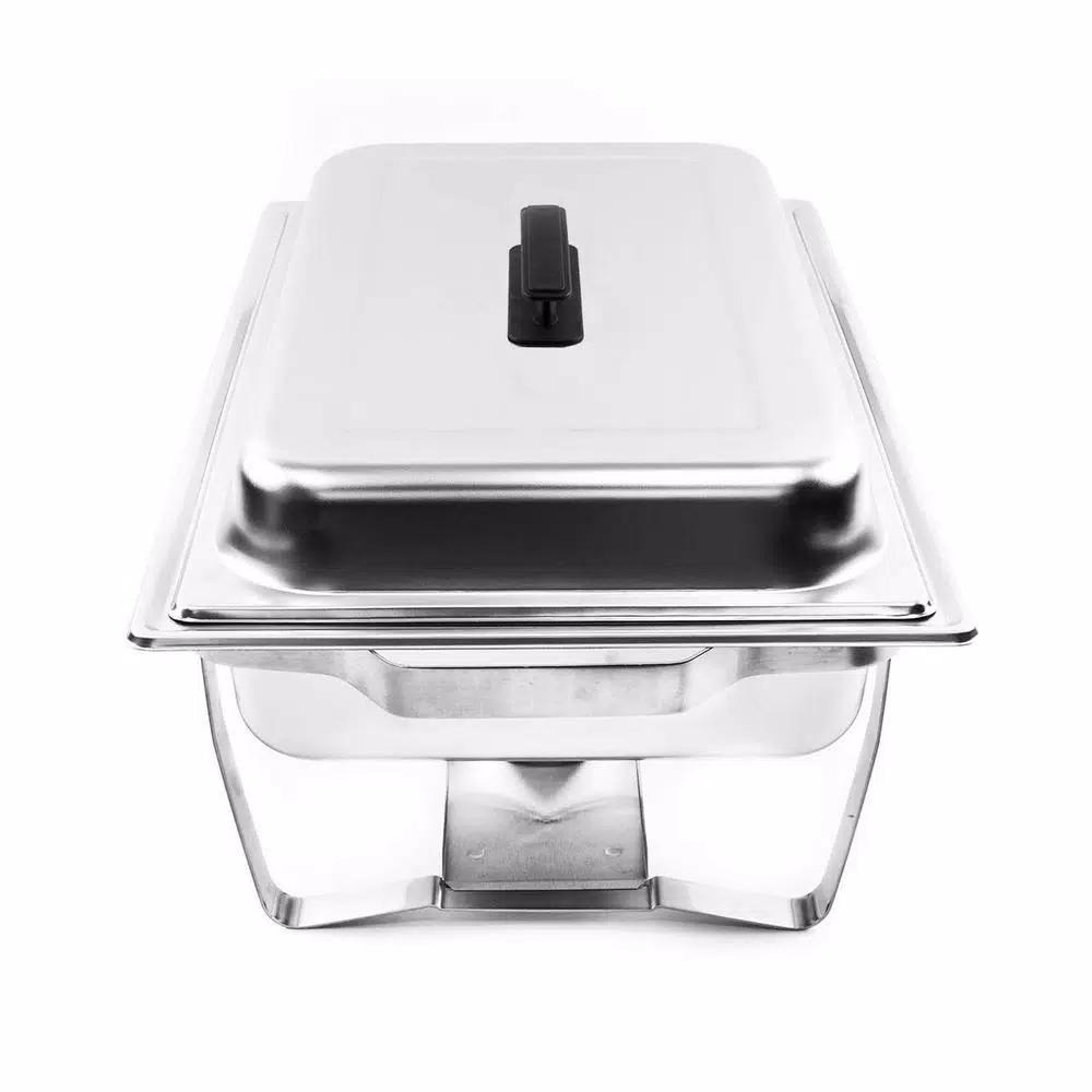 ALPHA Living 8 Qt. Stainless Steel Foldable Chafing Dish Buffet Set