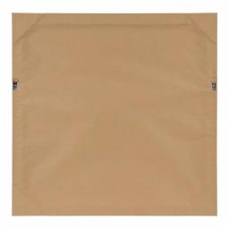 DesignOvation Bosc White Chalkboard Magnetic Memo Board, Square Framed Wall Decor thumbnail 4