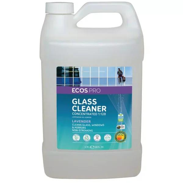 ECOS Pro Lavender Glass Cleaner Concentrate, 1 Gallon, Streak-Free & Ammonia-Free