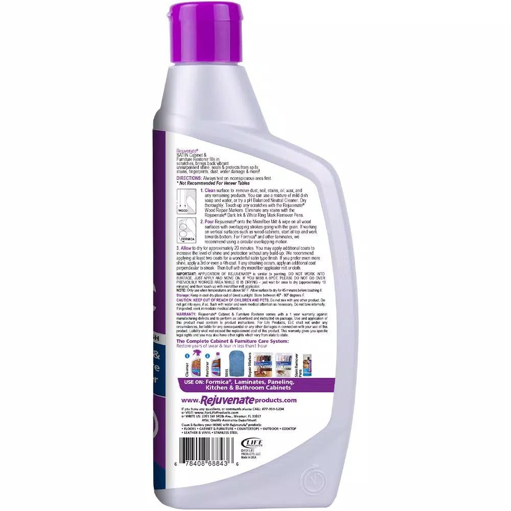 Rejuvenate 16 oz. Satin Finish Cabinet Restorer and Protectant