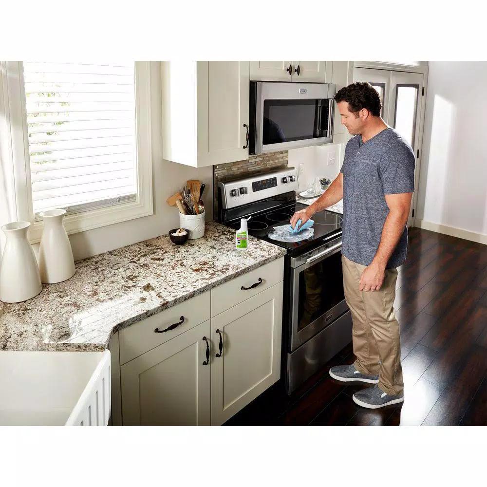 Affresh Afresh Cooktop Cleaner, 10 oz. Non-Abrasive Liquid for Glass, Ceramic, and Porcelain