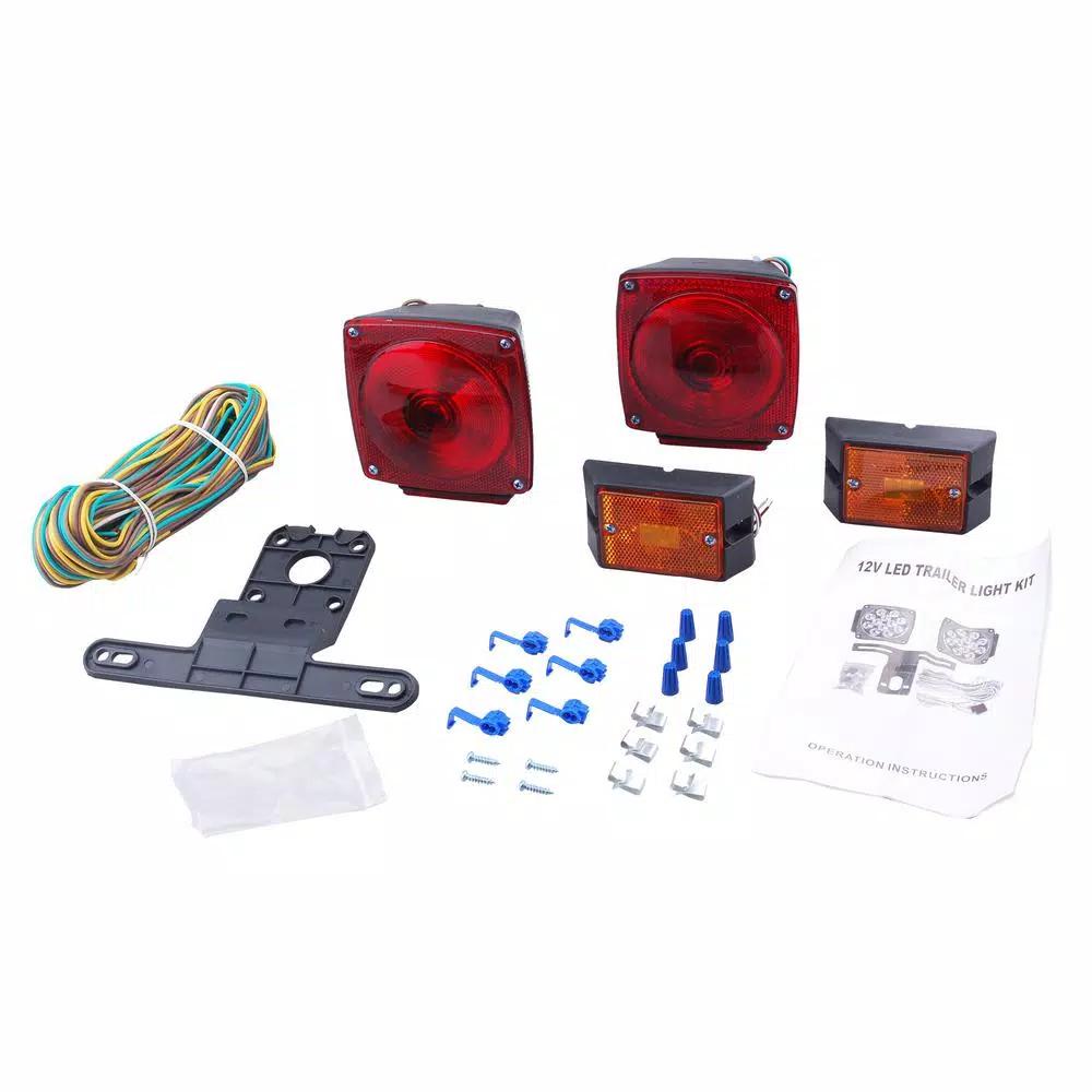 Max Load 12-Volt Deluxe Trailer Light Kit with DOT Approved Lenses