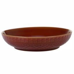 Certified International Aztec Rust 128 oz. Stoneware Serving Bowl thumbnail 1
