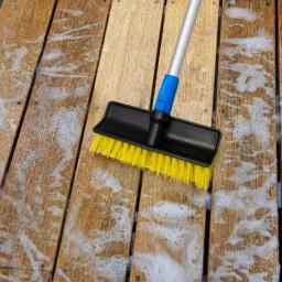 Unger Pro Bi-Level Scrub Brush with Hard Synthetic Bristles for Tile and Grout thumbnail 4
