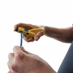 Klein Tools CAT6 Pass-Thru Modular Crimper, Radial Stripper, and 20-Pack Connector Set thumbnail 9