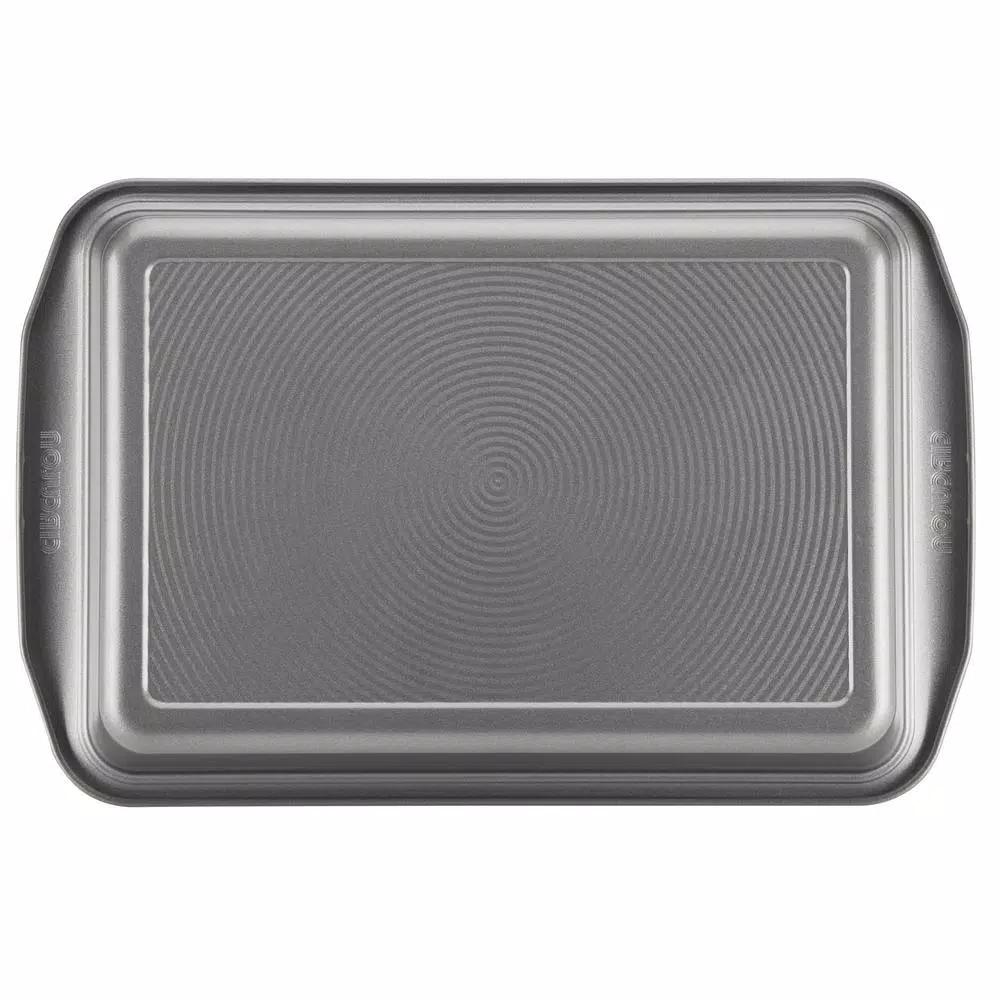 Circulon Nonstick 9 x 13 in. Rectangular Cake Pan, Gray Aluminum Bakeware