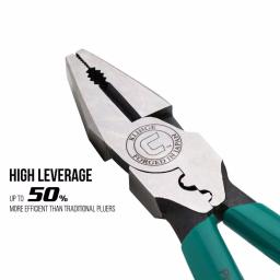 Capri Tools Klinge 9 in. High Leverage Combination Pliers with Crimper thumbnail 2