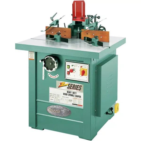 Grizzly Industrial 7-1/2 HP Professional 3-Phase Spindle Shaper with 4-Speed Variable Control