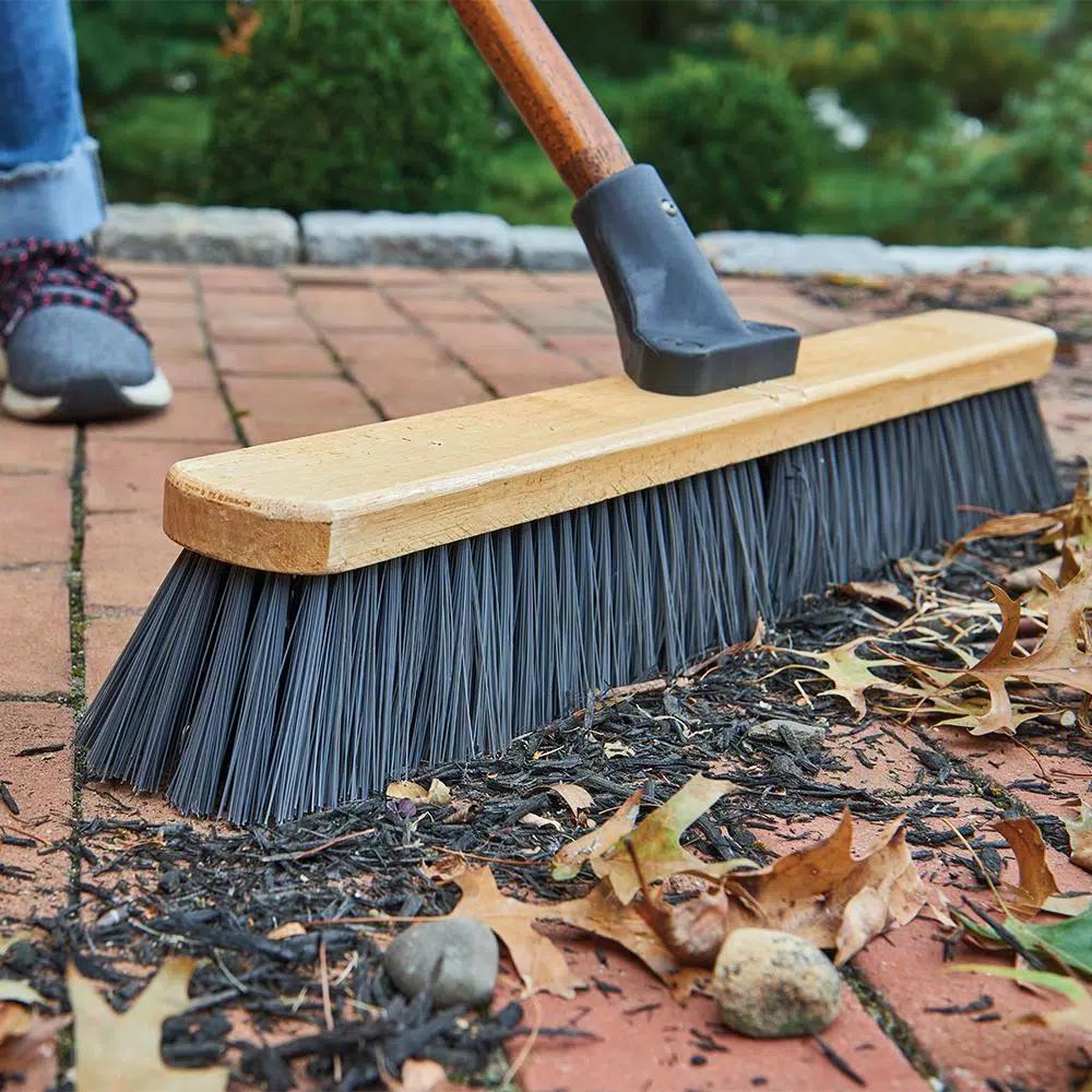Harper 24 in. Wet/Dry Push Broom with 60 in. Hardwood Handle