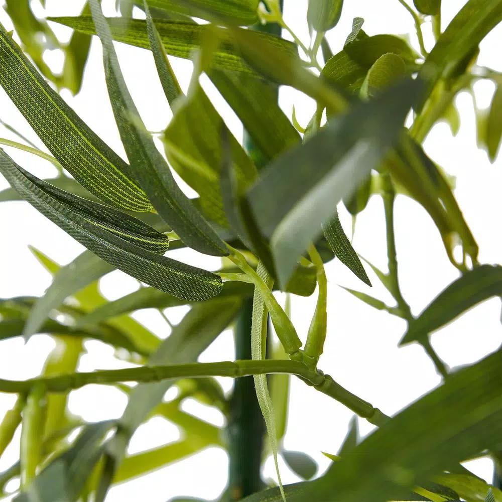 Pure Garden 72 in. Artificial Bamboo Plant with Black Pot