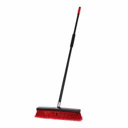 Alpine Industries 18 in. Red 2-in-1 Squeegee Push Broom for Indoor Smooth Surfaces thumbnail 1