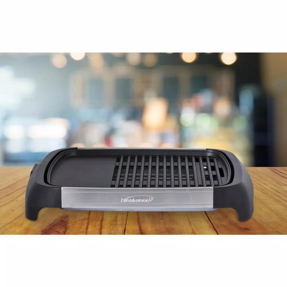 Brentwood Appliances 1,000-Watt Metallic Ceramic Panini Press & Sandwich Maker