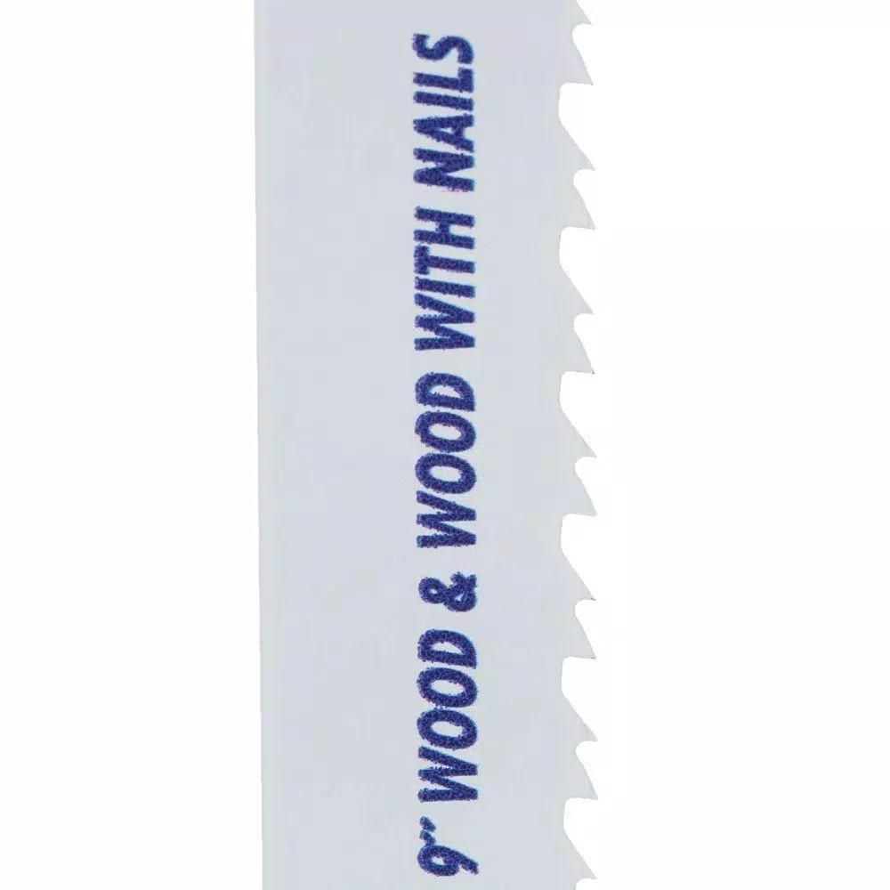 Avanti Pro 6-Piece Bi-Metal Reciprocating Saw Blade Set for Wood and Metal
