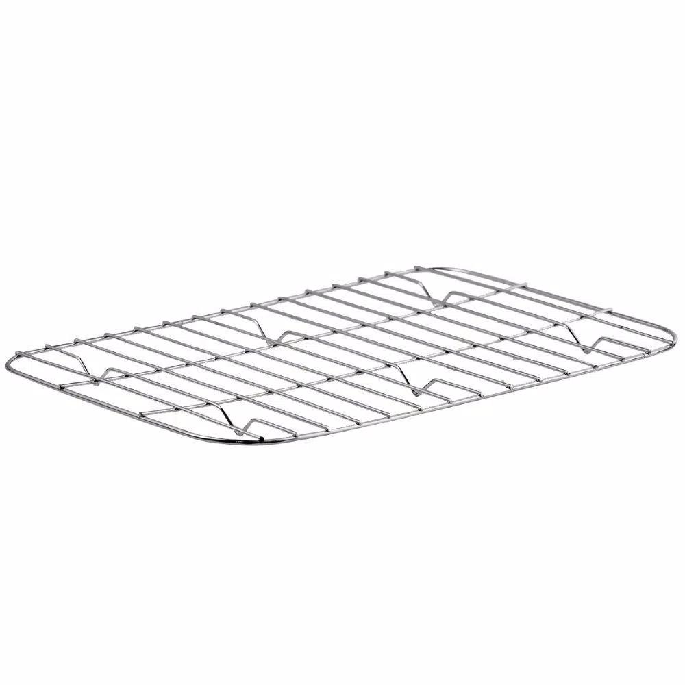 Ovente 13 x 9.3 in. Stainless Steel Roasting Pan with Wire Rack and Handles