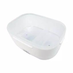 Tayama EHB-01 Electric Heating Lunch Box with Handle - White & Light Blue thumbnail 6