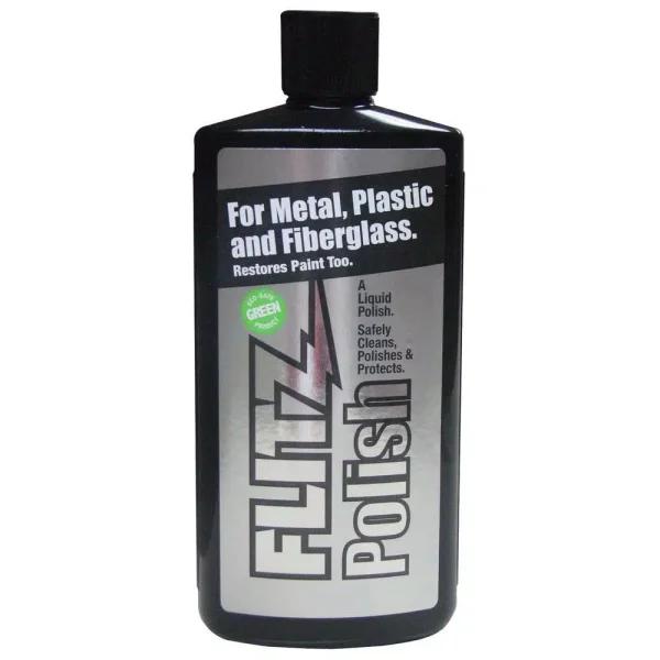 Flitz All-Purpose Metal Liquid Cleaner and Polish, 3.4 oz.