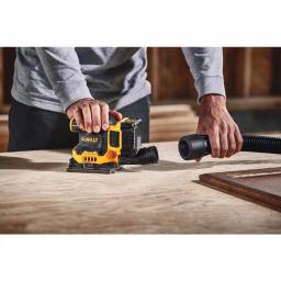 DEWALT 20V MAX XR Brushless 1/4 Sheet Variable Speed Cordless Sander Kit with 5.0Ah Battery & Charger thumbnail 8