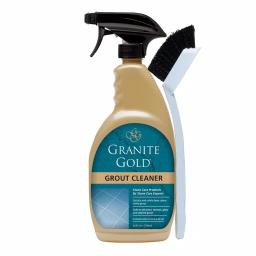 Granite Gold Grout Cleaner with Brush, 24 oz. - Safe for Stone, Tile, Porcelain, Ceramic & Glass thumbnail 1