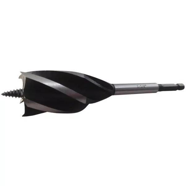BLU-MOL Xtreme Power 1-1/4 in. Wood Boring Twist Drill Bit, High Speed Steel