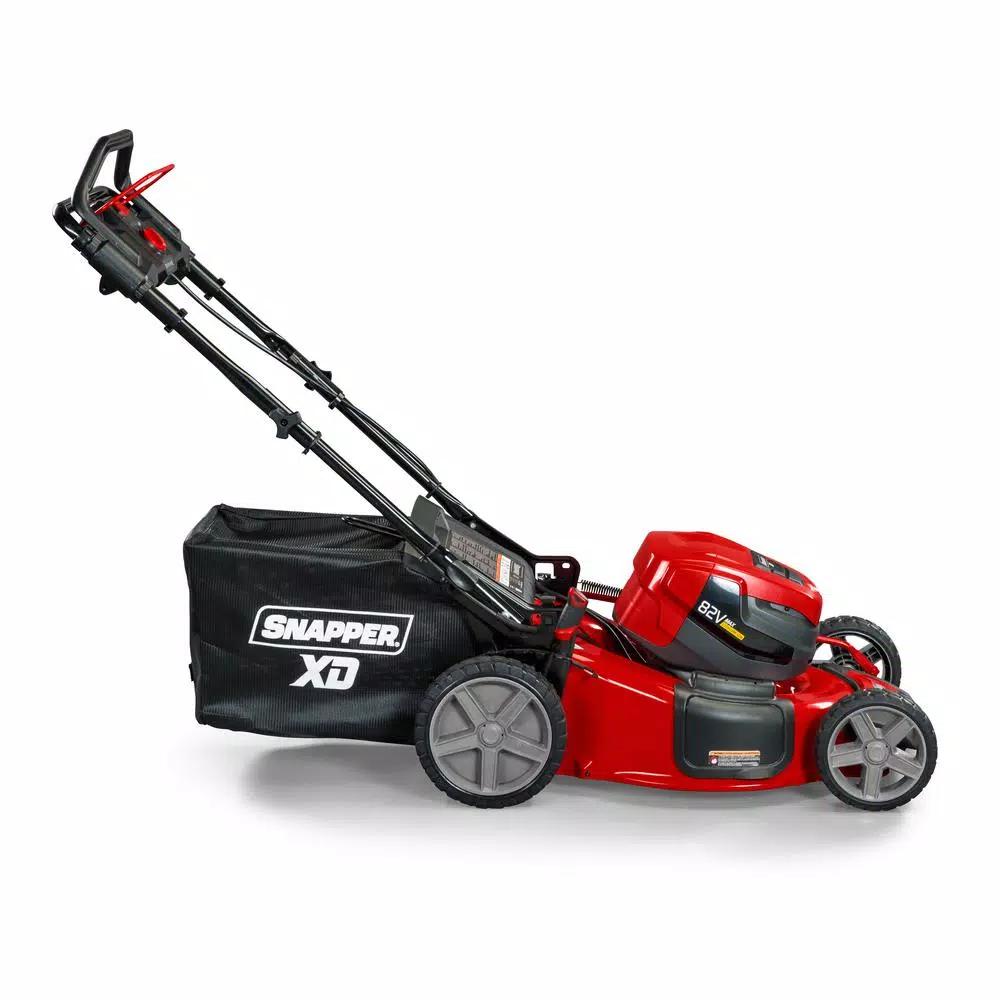 Snapper XD 21 in. 82V Cordless Self-Propelled Mower with StepSense, (2) 2 Ah Batteries and Charger