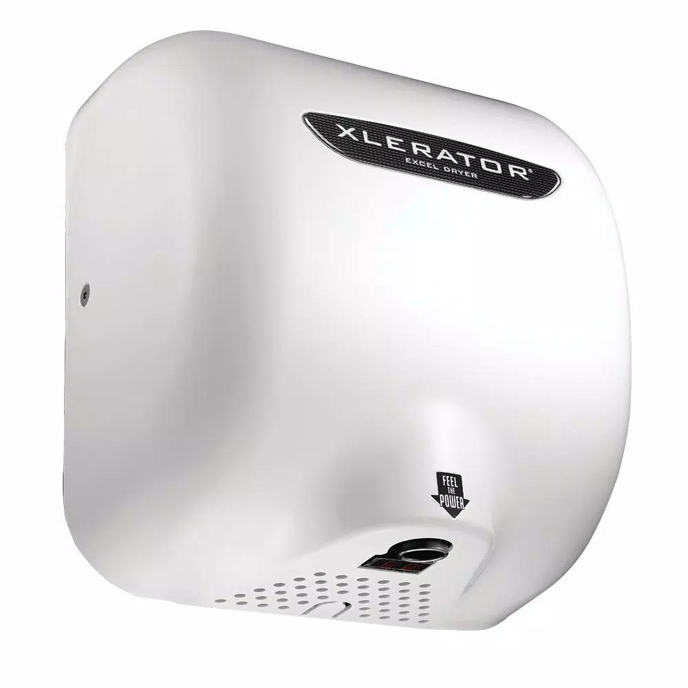 XLERATOR High-Speed Automatic Electric Hand Dryer with White BMC Cover