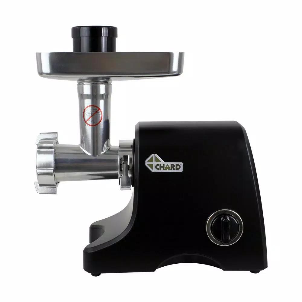 Chard Collection No. 12 500W Black Stainless Steel Meat Grinder