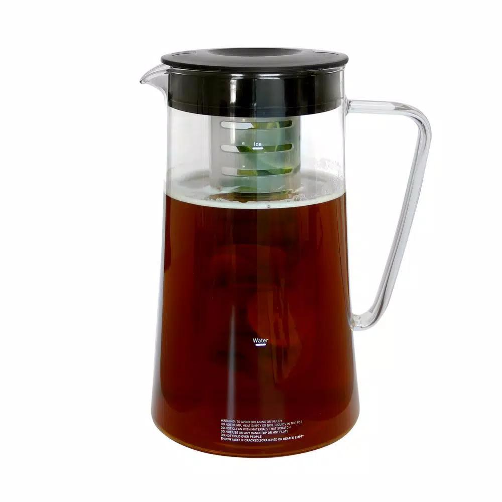 West Bend 2.75 Qt. Iced Tea and Iced Coffee Maker with Infusion Tube, Black