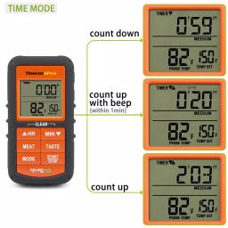 ThermoPro TP-07 Digital Wireless Cooking Thermometer with 300ft Range and Smart Backlit Display thumbnail 2
