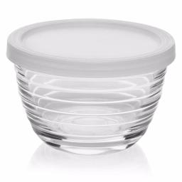 Libbey 8-Piece Small Glass Bowl Set with Lids, 6.25 oz, Clear thumbnail 2