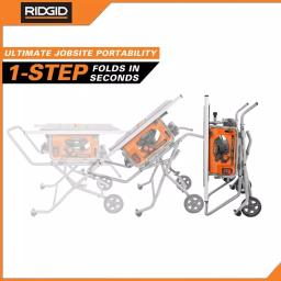 RIDGID 10 in. Pro Jobsite Table Saw with Stand, 15 Amp, 3.1 hp thumbnail 7