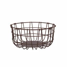 Spectrum Austin Bronze Steel Fruit Bowl - Rustic Farmhouse Design thumbnail 5