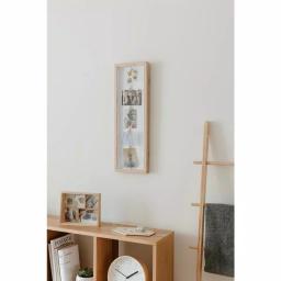 Umbra Clothesline Natural Wood Photo Clip Frame - Hanging Wall Decor for Mementos thumbnail 1