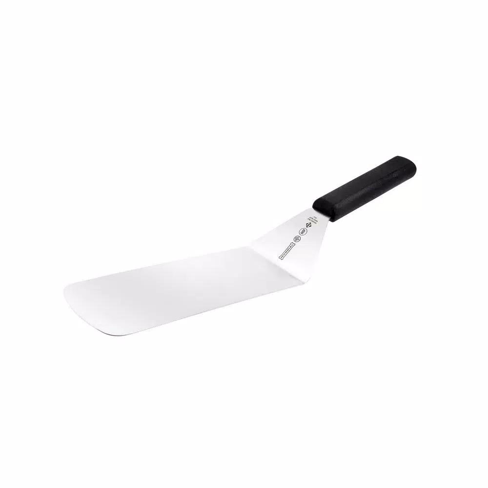Mundial 5681HH 8x3-Inch Perforated Stainless Steel Turner, Black