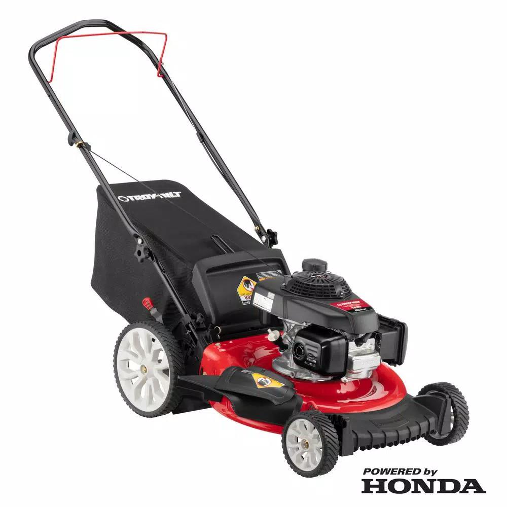 Troy-Bilt 21 in. Gas Push Mower with 160cc Honda Engine and TriAction Cutting System
