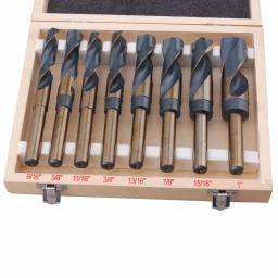 SPEEDWAY 8-Piece Jumbo Silver and Deming Drill Bit Set with 1/2 in. Shank thumbnail 2