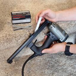 POWERNAIL Model 54E Professional Electric Carpet Stapler, 3/16 in. Crown, 9/16 in. Leg thumbnail 4
