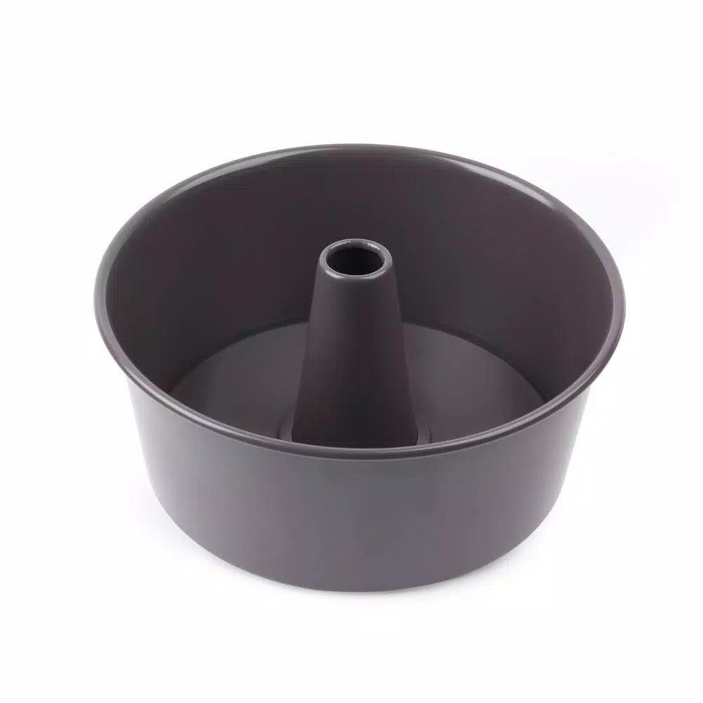Saveur Selects Artisan Angel Food Cake Pan, Carbon Steel, Gray