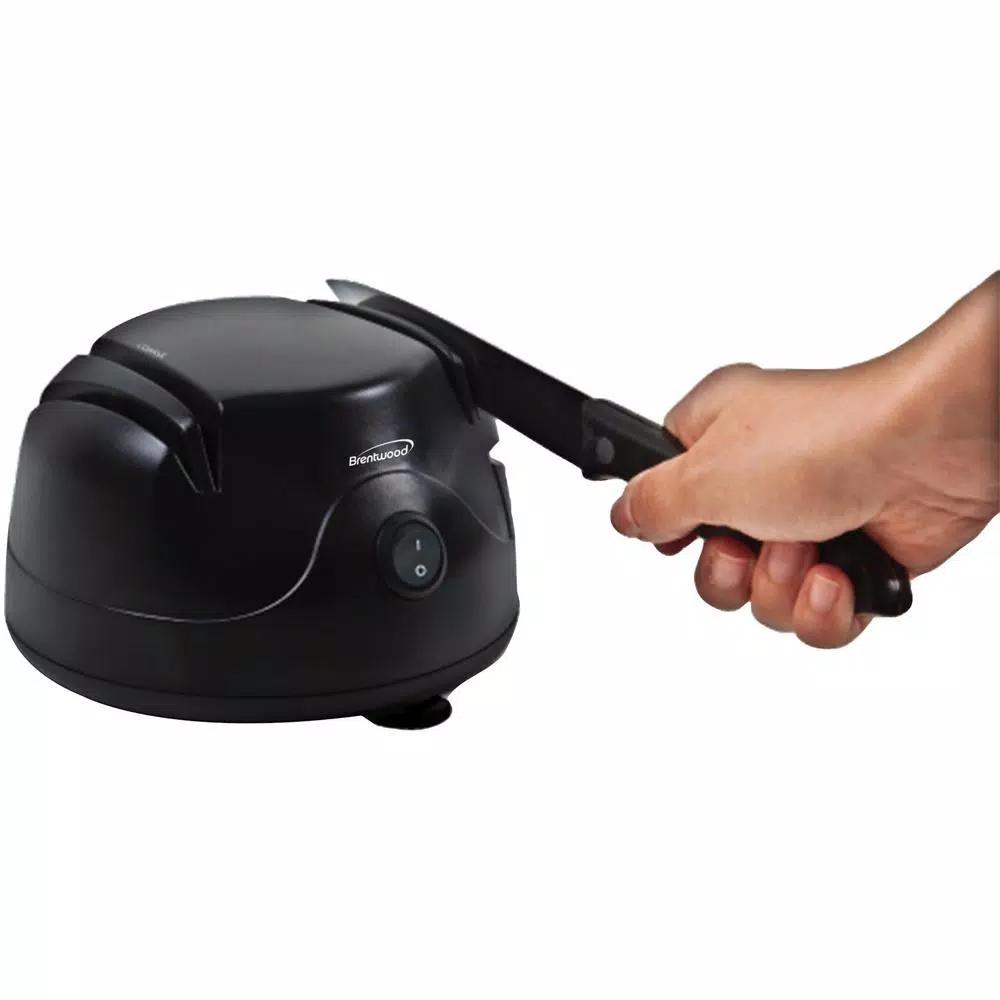 Brentwood Appliances Electric Knife and Tool Sharpener, 2-Stage Professional System