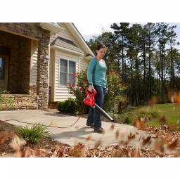 Homelite 7 Amp Electric Handheld Leaf Blower and Sweeper, 150 MPH, 233 CFM thumbnail 10